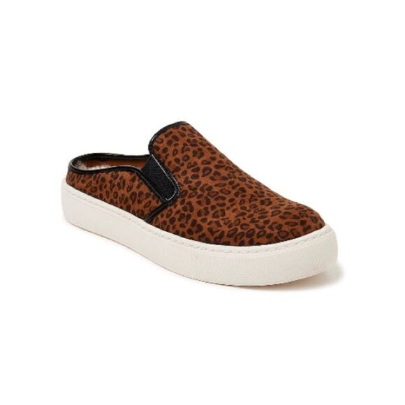 Women’s Leopard Print Twin Gore Mules Slip-on Shoes Size 6 - Picture 6 of 11